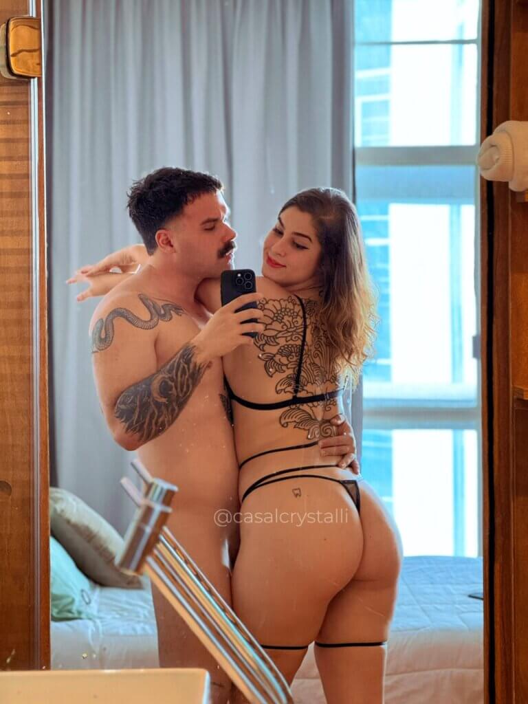 Casal Crystalli Dhara Gonçalves nua pelada fotos onlyfans nudes xxx privacy sexo porno xvideos videos